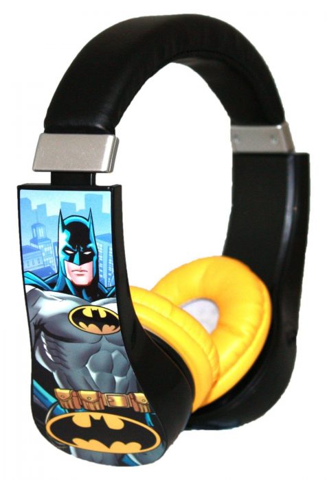 Batman Kid Safe Over The Ear Headphone With Volume Limiter Only $14.88!