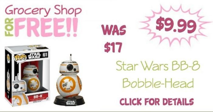 FunKo Pop! Star Wars BB-8 Bobble-Head Just $9.99! (Reg. $17) Ships FREE!