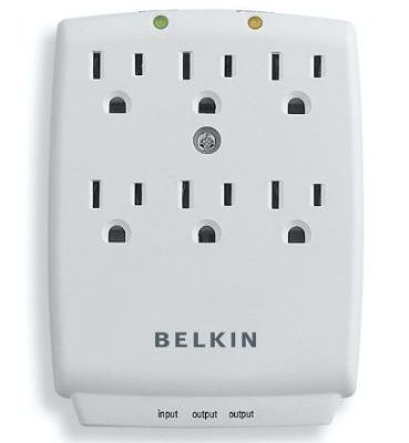 Belkin SurgeMaster 6 Outlet Wall-Mount Surge Protector Only $8.45 (Reg. $19.99)!