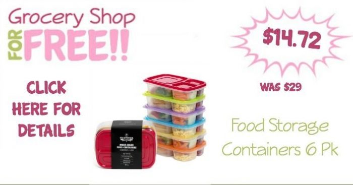3 Compartment Food Containers Set Of 6 Just $14.72! (Reg. $29!)