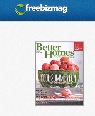 FREE Subscription to Better Home and Gardens!