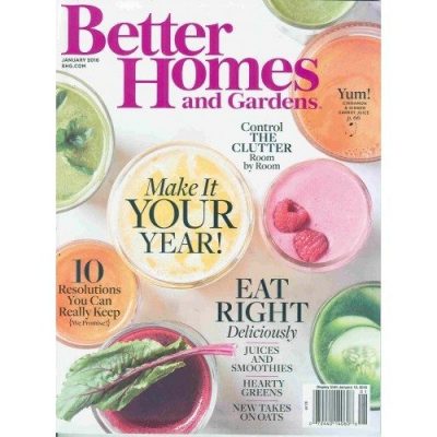 FREE Subscription To Better Homes And Gardens!