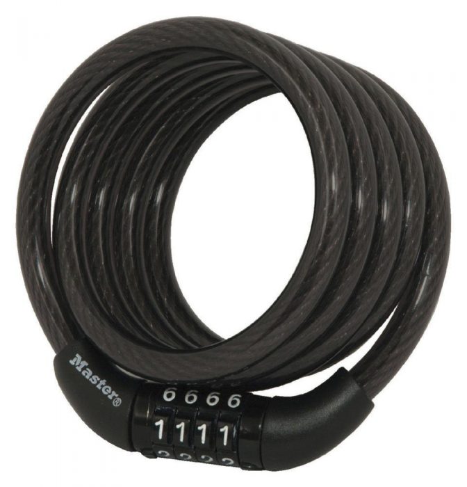 Master Lock Self Coiling Cable Lock Just $5.98!