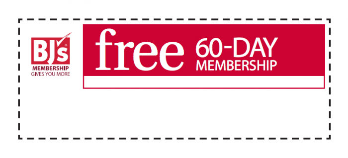 FREE 60 Day BJs Membership!