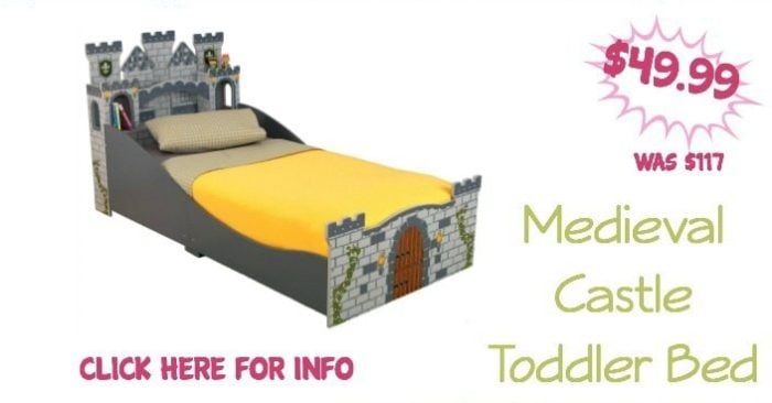 KidKraft Boy's Medieval Castle Toddler Bed Just $49.99! (Was $117)