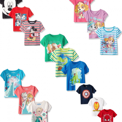 Kids Character Tees 3 Pk Only $17.99!