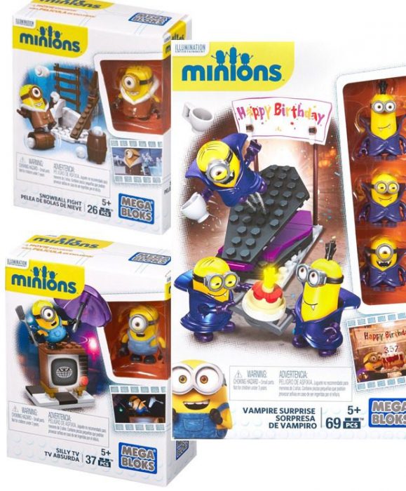 Mega Bloks Minion Sets Only $3.99! (Reg. Up To $15!)