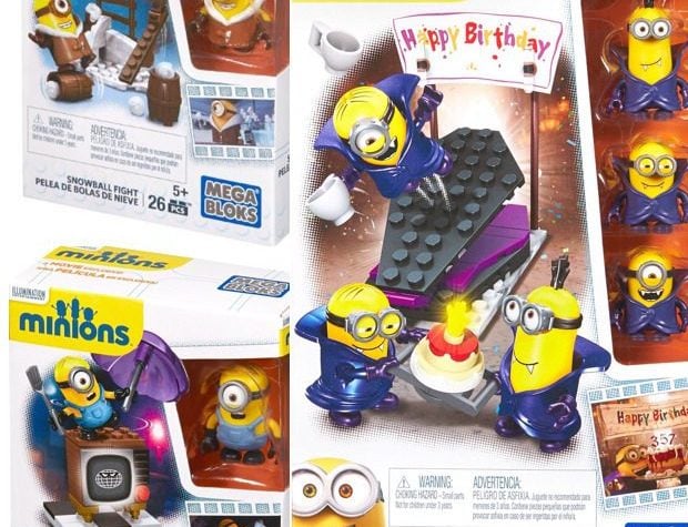 Mega Bloks Minion Sets Only $3.99! (Reg. Up To $15!)