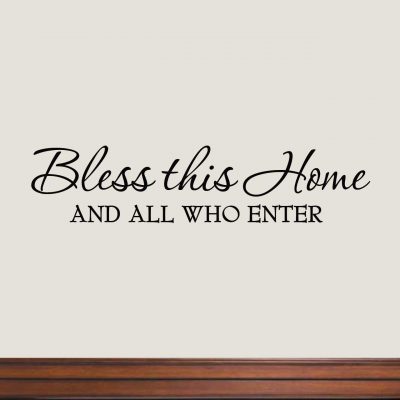 Bless This Home Wall Decal Only $3.39 + FREE Shipping!