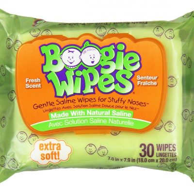 Boogie Wipes 30 Ct -12 Pks Just $1.24 Per Pack!