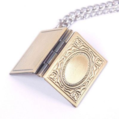 Bronze Book Locket Necklace Only $2.53 With FREE Shipping!