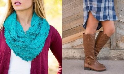 Boots And Scarf Combo Only $32.95 Ships FREE!