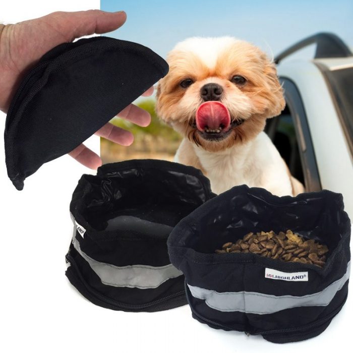 Highland On-The-Go Zip Up Pet Bowl - $4/1 Or $6/2 - Ships FREE!