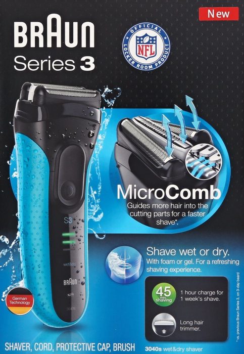 Braun Series 3 Wet and Dry Electric Shaver Just $39.99! (Reg. $80!)