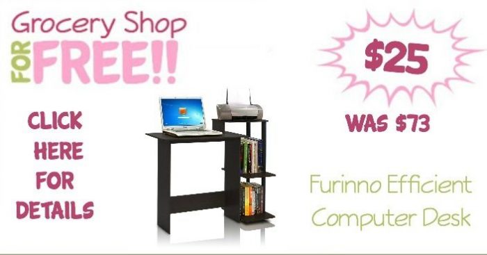 Furinno Efficient Computer Desk Only $25 (Reg. $73)