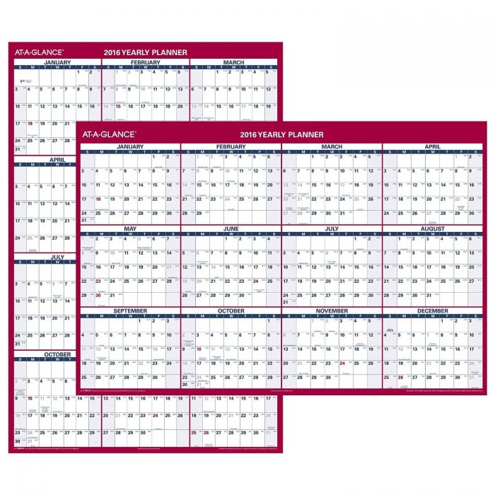 AT-A-GLANCE Wall Calendar 2016 Just $23.99! (Reg. $44!)