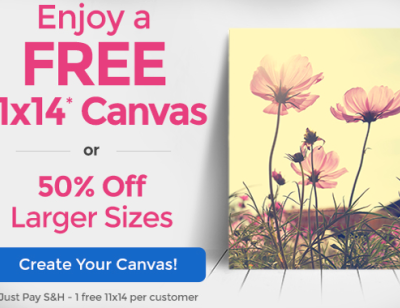 FREE 11×14 Canvas from Canvas People!