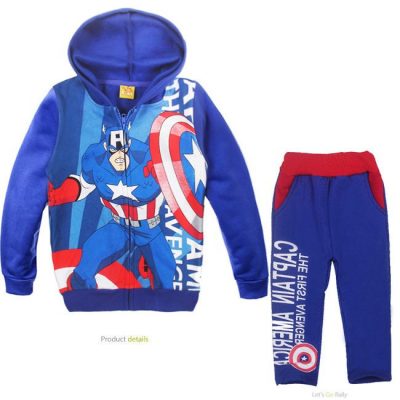 Captain America Themed Hoodie & Sweatpants Only $19.80 Shipped!