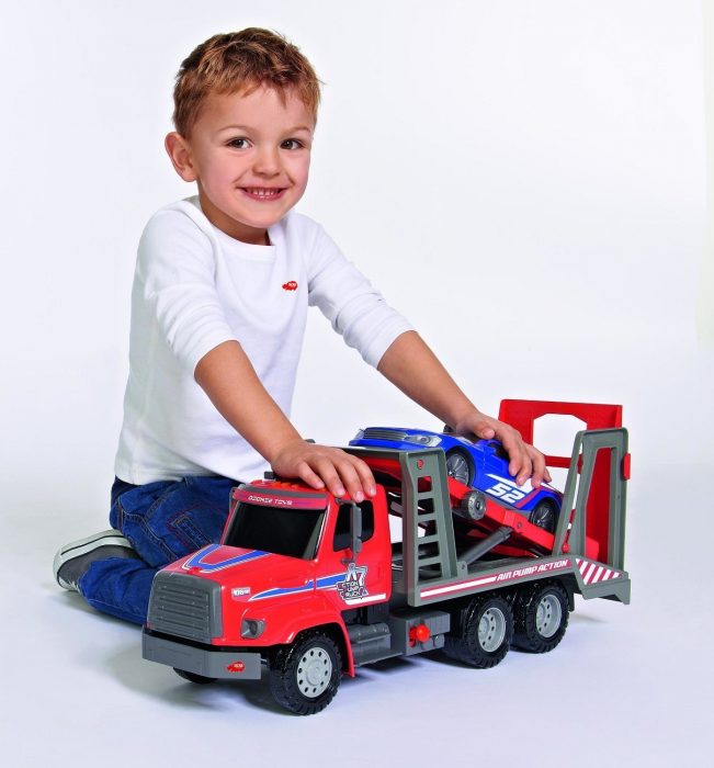 Dickie Toys Air Pump Car Transporter Only $9.09! (Reg. $30)
