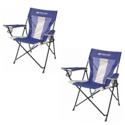 Ozark Trail Oversized Tension Chairs – Set Of 2 – Only $20!