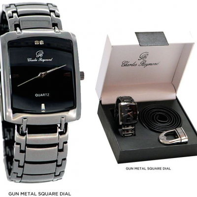 Men’s Watch & Belt (2 Pc Set) – Assorted Styles Only $21 Shipped!