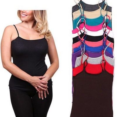 Plus Size Tank Tops with Adjustable Straps- 12 Pk – Only $38 Shipped!
