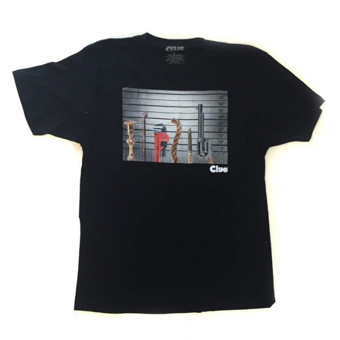 Clue Murder Weapon Line Up Shirt Just $7.99! Ship FREE!