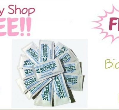 FREE BioFreeze Gel Pack!