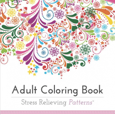 Adult Coloring Book: Stress Relieving Patterns Only $8.32!