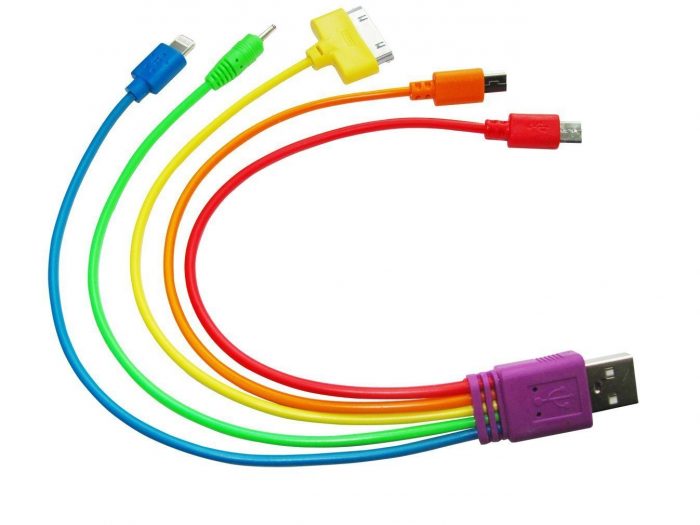 10-inch 5 in 1 Color USB Cable Only $4.99! (Reg. $20)