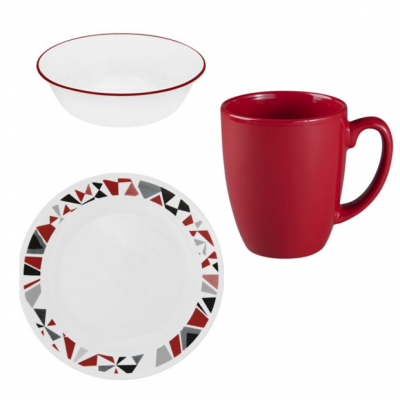 Corelle 12 Pc Open Stock Snack Set Just $29.88!
