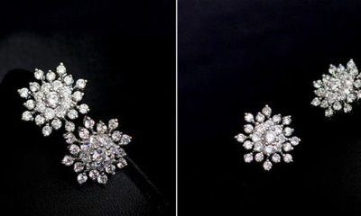 Crystal Snowflake Earrings Only $2.60 SHIPPED!