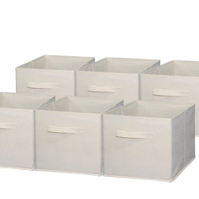 Foldable Cloth Storage Cube Beige 6 Pk Only $19.49! (Reg. $33)