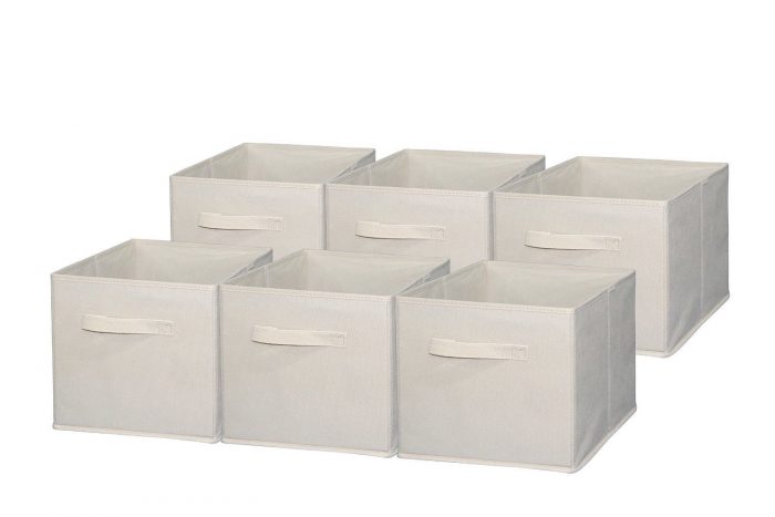 Foldable Cloth Storage Cube Beige 6 Pk Only $19.49! (Reg. $33)