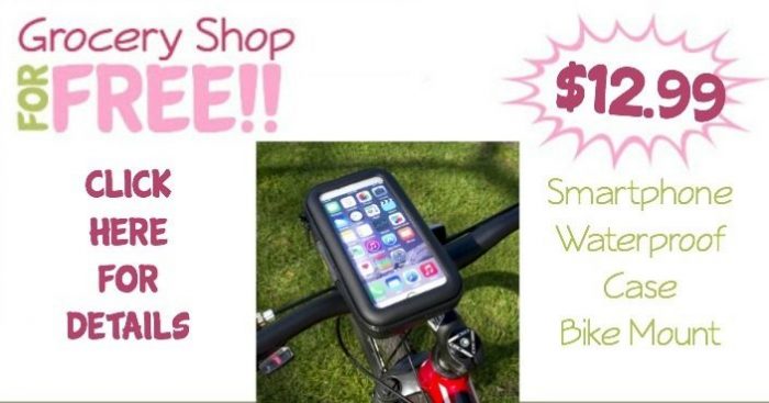 Smartphone Waterproof Case Bike Mount Only $12.99!
