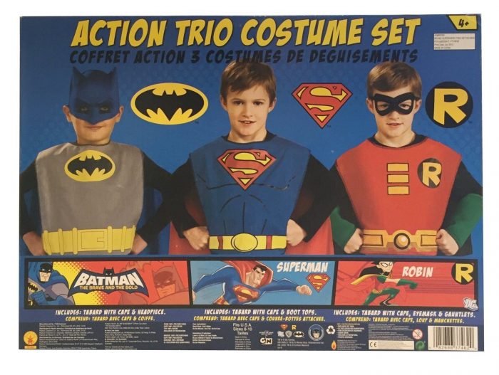DC Comics Action Trio Child Costume Kit Just $15.60! Down From $33!