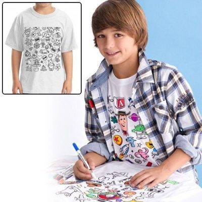 Colorable Disney Toy Story Youth T-Shirt Only $5 + FREE Shipping!