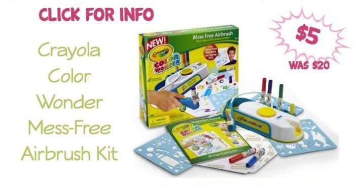 Crayola Color Wonder Mess-Free Airbrush Kit Just $5! (Was $20)