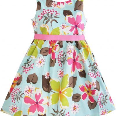 Girls Dress Blue Flower Print Just $5.29! (reg. $25)