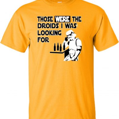 “Those Were The Droids…” Tee As Low As $11.95 Plus FREE Shipping!