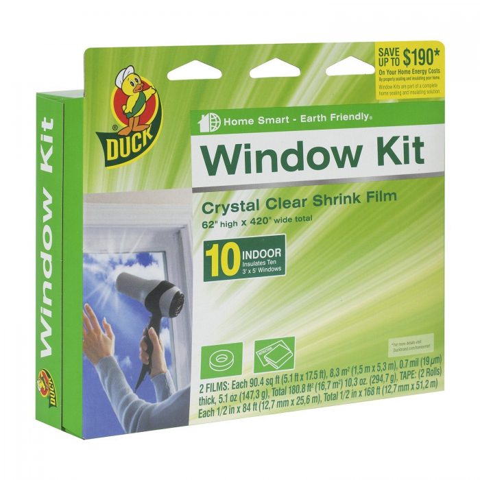 Duck Brand 10-Window Shrink Film Insulator Kit Only $9.84 (Reg. $20!)