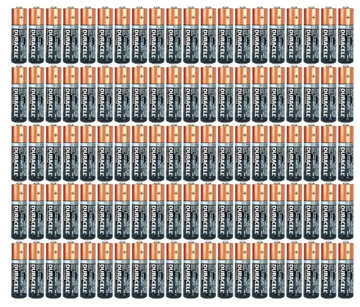 Duracell AA Batteries 100 Pack Only $35.63 + FREE Shipping!