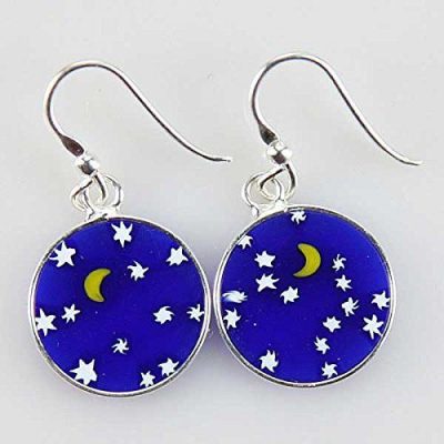 “Starry Night” Dangle Earrings in Silver Only $28.95!