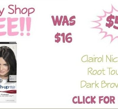 Clairol Nice 'n Easy Root Touch-Up Dark Brown (2 Pk) Only $5.46! (Reg. $16)