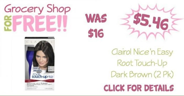 Clairol Nice 'n Easy Root Touch-Up Dark Brown (2 Pk) Only $5.46! (Reg. $16)