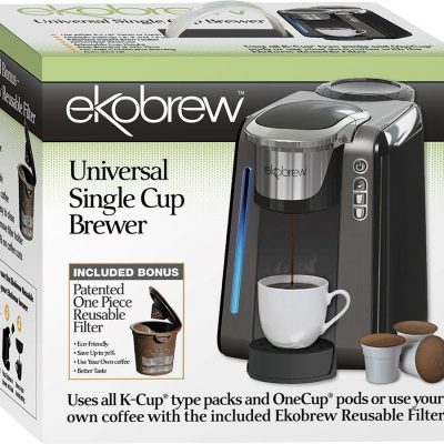 Ekobrew Universal K-Cup Brewer for Keurig 2.0 and 1.0 K-cups Only $59.99 + FREE Shipping!