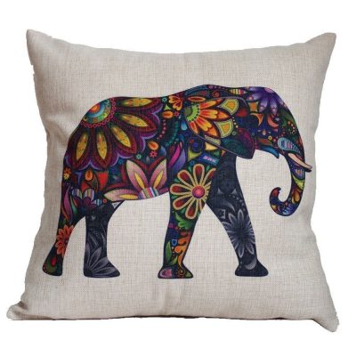 Elephant Pillow Cover Just $3.56 + FREE Shipping!