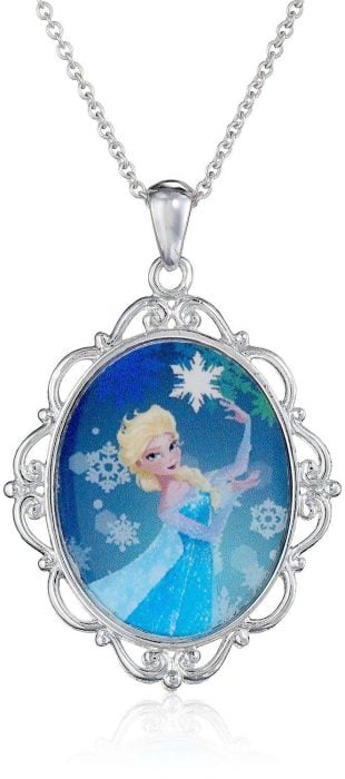 Disney Girls' Frozen Elsa Magic Pendant Necklace Just $6.99! Down From $20!