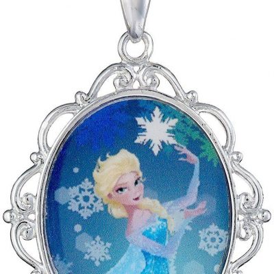 Disney Girls’ Frozen Elsa Magic Pendant Necklace Just $6.99!  Down From $20!