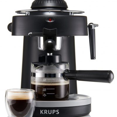 KRUPS Steam Espresso Machine With Frothing Nozzle For Cappuccino Only $29.99!